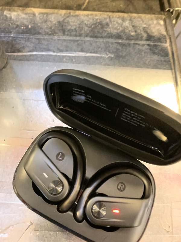 Photo 1 of Active Noise Cancelling Wireless Earbuds 80 Hrs Playtime Hi-Res Stereo Sound Bluetooth Headphones with Transparency Mode Ear Buds with Earhooks ANC Sports Earphones for Workout Running Travel