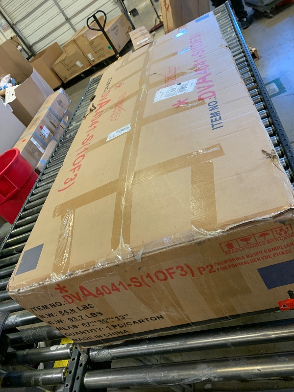 Photo 1 of Trygoal Leather Sectional Sofa with Movable Chaise & Storage Ottoman, 3-Piece Modular Convertible L-Shaped Couches for Living Room, Apartment & Office, Black box 1 of 3 (BOX 3 IS MISSING ONLY 1 AND 2)