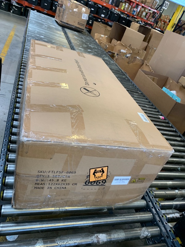 Photo 1 of DWVO 55" Convertible Sofa Bed, 3-in-1 Sleeper Sofa with Pull-Out Bed, Linen Futon Couch with Adjustable Backrest and Side Pocket, Modern Loveseat for Living Room Apartment, Grey