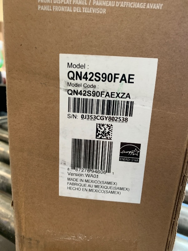 Photo 1 of SAMSUNG 42-Inch Class OLED S90F 4K Smart TV (2025 Model) NQ4 AI Gen3 Processor, 4K AI Upscaling Pro, OLED HDR +, Motion Xcelerator 144Hz, Samsung Vision AI, Alexa Built-in   