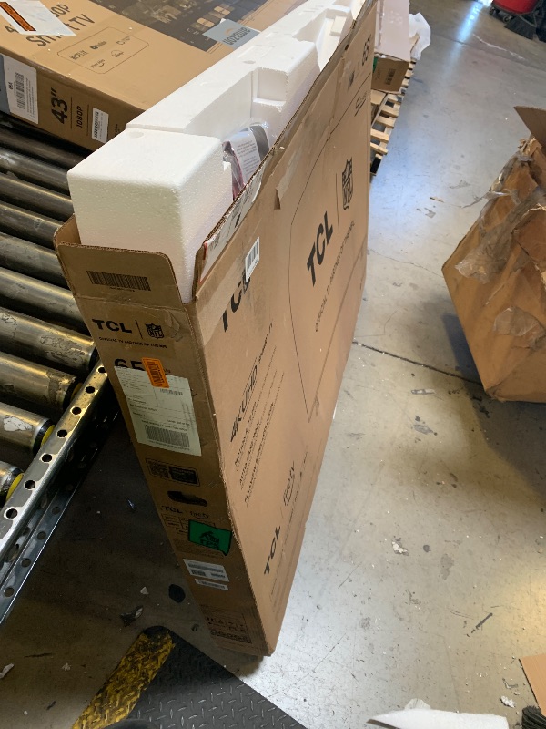 Photo 1 of TCL 65-Inch Class S5 UHD 4K LED Smart TV with Fire TV (65S551F, 2024 Model), Dolby Vision, HDR PRO+, Dolby Atmos, Alexa Built-in with Voice Remote, Apple AirPlay 2 Compatibility, Streaming Television PARTS ONLY 