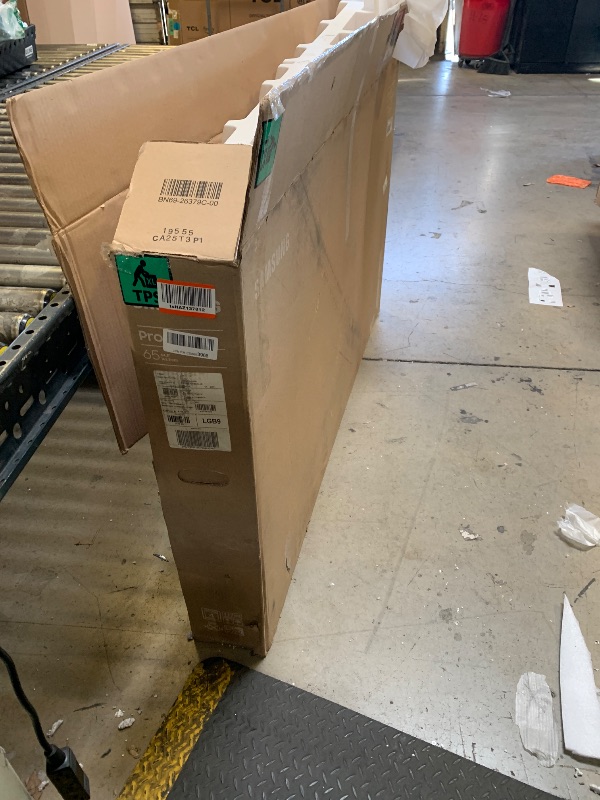 Photo 1 of Samsung 65-Inch Class Crystal UHD 4K Bed-H Series HDR Business Pro TV w/ 3-Sided Bezel-Less Slim Design, Use for Digital Signage Displays, Commercial TV, Alexa Built-in (LH65BEDHLG, 2024 Model)PARTS ONLY 