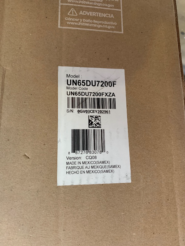 Photo 1 of Samsung 65-Inch Class Crystal UHD 4K DU7200 Series HDR Smart TV w/Object Tracking Sound Lite, PurColor, Motion Xcelerator, Mega Contrast, Q-Symphony (UN65DU7200, 2024 Model)