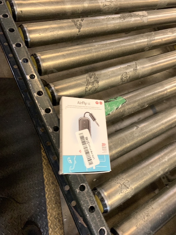 Photo 1 of Twelve South AirFly SE, Bluetooth Wireless Audio Transmitter for AirPods/Wireless or Noise-Cancelling Headphones; Use with Any 3.5 mm Audio Jack on Airplanes, Gym Equipment or iPad/Tablets (Black)