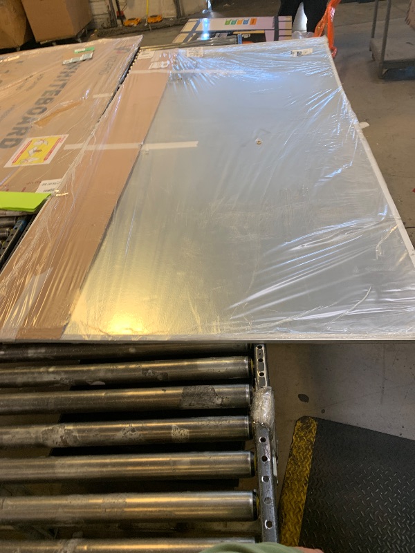 Photo 1 of VIZ-PRO Dry Erase Board/Magnetic Whiteboard, 96 x 48 Inches, Large Wall Mounted Board for School Office and Home 8' x 4'