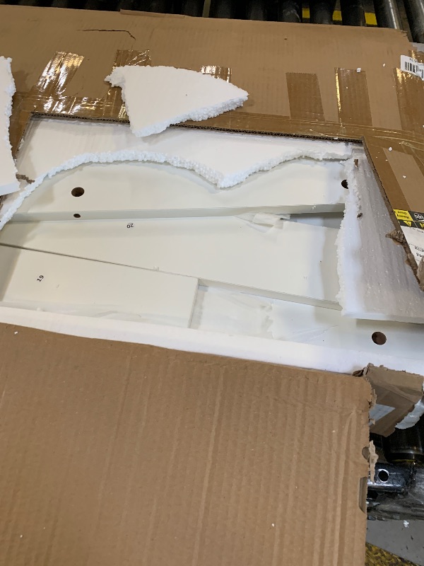 Photo 1 of GarveeHome Bedroom Armoire Wardrobe Closet with 3 Doors & 2 Drawers, 71" Tall Wooden Large Armoire Storage Cabinet with Modern Fluted Glass & Shelves, w/Hanging Rod, Sturdy Frame, for Bedroom, White