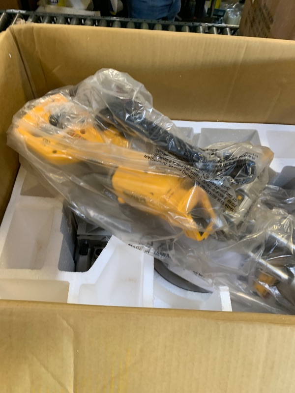 Photo 1 of DEWALT 20V MAX XR 12 inch Double Bevel Sliding Miter Saw, Cordless, Tool Only (DCS785B)