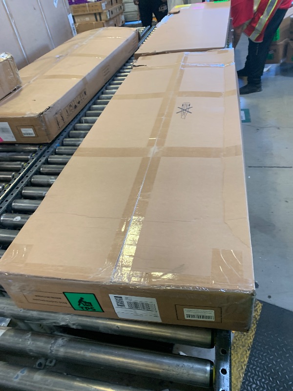 Photo 1 of Mxhtcewz Queen Size Boucle Upholstered Cloud Platform Bed Frame with Adjustable Headboard, Solid Wooden Legs, Easy Assembly, No Box Spring Needed, Brown