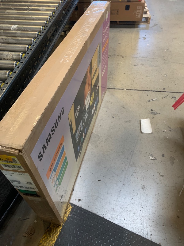 Photo 1 of Samsung 55-Inch Class Crystal UHD U8000F 4K Smart TV (2025 Model) Endless Free Content, Crystal Processor 4K, MetalStream Design, Knox Security, Compatible with Alexa PARTS ONLY MAJOR DAMAGE 