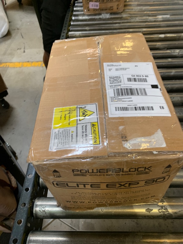 Photo 1 of PowerBlock Elite EXP Adjustable Dumbbells, Sold in Pairs, Stage 1, 5-50 lb. Dumbbells, Durable Steel Build, Innovative Workout Equipment, All-in-One Dumbbells, Expandable with Expansion Kits