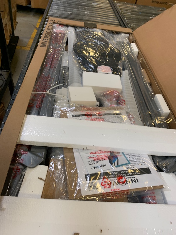 Photo 1 of INNOVA HEALTH AND FITNESS ITM5900 Advanced Heat and Massage Inversion Table, Gray/Black