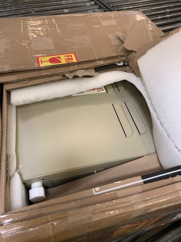 Photo 1 of CGOLDENWALL 5KW Commercial Self-Draining Steam Generator Shower System Home Steam Bath Spa Generator 30 min to 12 Hours with Auto Drain 95-131? for Suitable Space Heating 5 m³/176 Cubic feet (5KW)