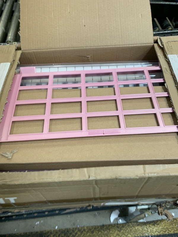 Photo 1 of Donner Keyboard Piano 61 Key, Electric Keyboard Kit with 249 Voices, 249 Rhythms - Includes Piano Stand, Stool, Microphone, Gift for Beginners, Pink(DEK-610S)