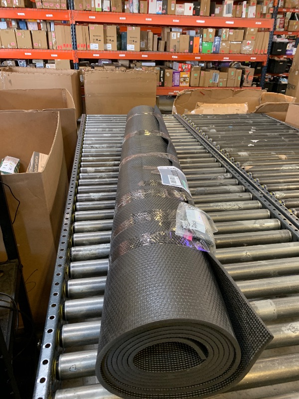 Photo 1 of HAPBEAR Extra Large Exercise Mat-12'x6'x8mm(1/3 inch), Non-Slip, Ultra Durable, Thick Workout Mats for Home Gym Flooring Cardio, Yoga Mats for Fitness, High-Density Exercise Mat, Shoes-Friendly