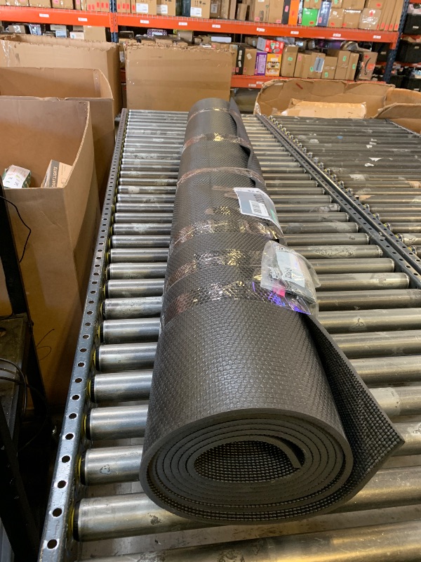 Photo 1 of HAPBEAR Extra Large Exercise Mat-12'x6'x8mm(1/3 inch), Non-Slip, Ultra Durable, Thick Workout Mats for Home Gym Flooring Cardio, Yoga Mats for Fitness, High-Density Exercise Mat, Shoes-Friendly