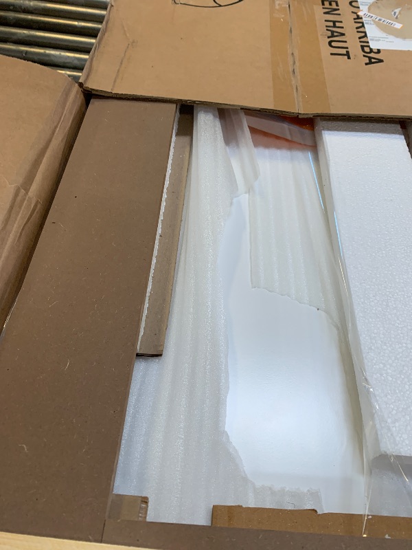 Photo 1 of Signature Design by Ashley Fortman Casual Dresser with 7 Storage Drawers and Tapered Feet, Round Metal Knobs" Satin Nickel-tone, Wood, 36" High, White