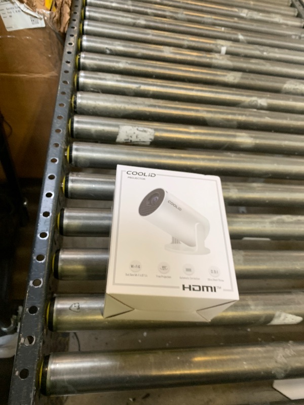 Photo 1 of [Built-in Apps & 2026 Upgraded] Mini Projector Support 4K 1080P Auto Keystone 180° Rotatable with WiFi 6 and Bluetooth 5.4, Projector Portable Compatibile with HDMI/TV Stick/Memory Stick/Laptop-White