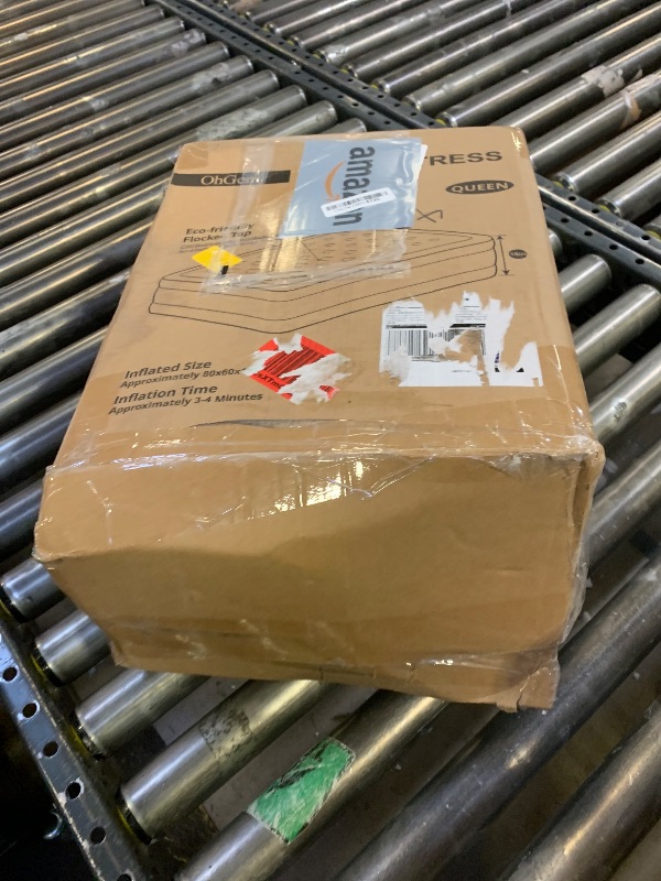 Photo 1 of OhGeni Air Mattress Queen with Built in Pump, Inflatable Mattress Blow Up Mattress 18 Raised Comfort,Upgraded Surface Portable Bed, Air Bed for Home, Guest, Camping, Colchone Inflable, 650 lbs