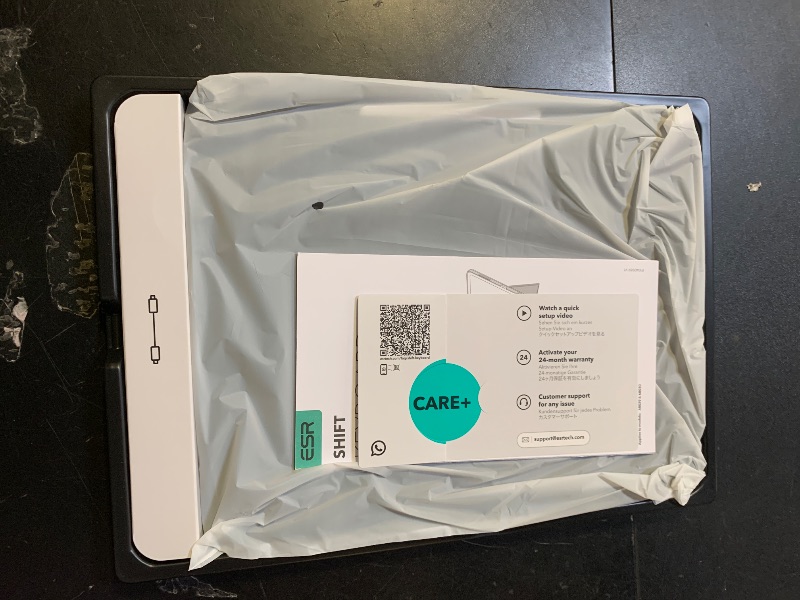 Photo 1 of ESR for iPad Air 13" (M3/M2) 2025/2024 Case with Keyboard, Magnetic Detachable Keyboard, Portrait/Landscape Modes, Large Click-Anywhere Trackpad, Backlit Keys, Shift Series, Dark Gray