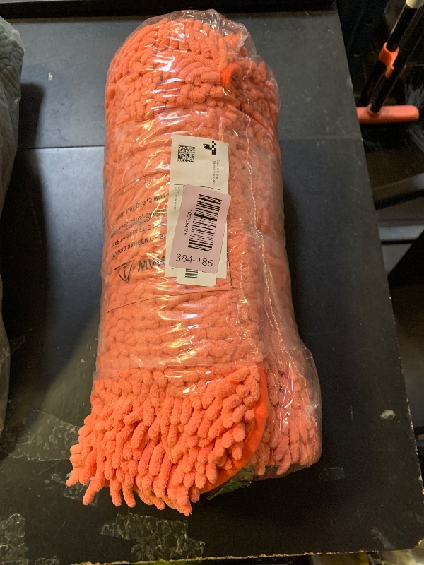 Photo 1 of OLANLY Bathroom Rugs 36x24, Extra Soft Absorbent Chenille Bath Rugs, Rubber Backing Quick Dry, Machine Washable Bath Mats for Bathroom Floor, Tub and Shower, Home Decor Accessories, Coral