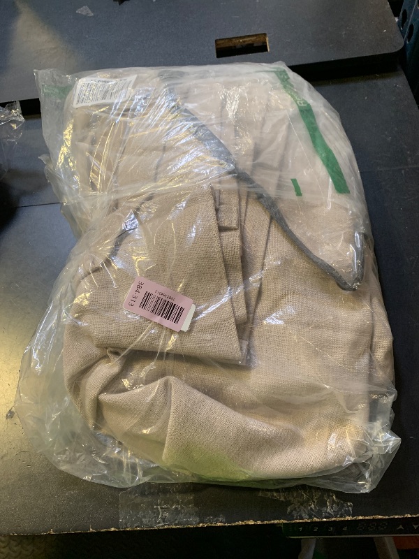 Photo 1 of 100 Inch Wide Curtains 84 Inches Long Linen Pinch Pleated Curtains for Patio Sliding Door Light Filtering Pinch Pleat Drapes Burlywood Birch Boho Extra Wide 100 x 84 Drapes Living Dining Room 1 Panel