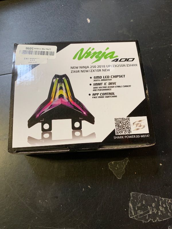 Photo 1 of ONE.K.S Motorcycle LED Tail Lights RGB Control for Ninja400 250 ZX25R ZX4R ZX6R ZX10R Z1000.R Z400 Z250 Rear Brake Light DRL with Turn Signals Sequential Dynamic Indicator