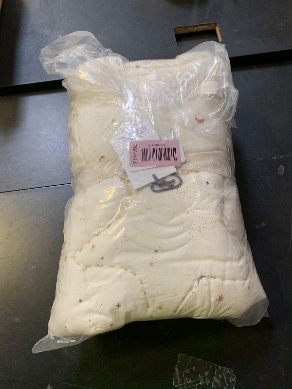 Photo 1 of Pehr Baby Play Mat, Celestial | Ultra-Soft Quilted 100% Cotton Exterior with Plush Polyester Fiberfill | 40” Diameter