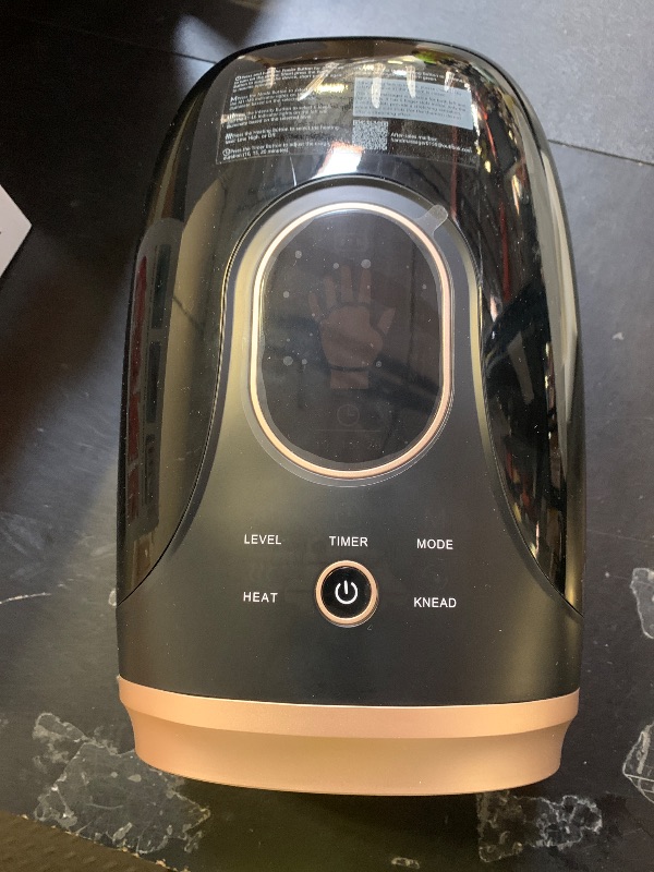 Photo 1 of Ealken Hand Massager with Heat and Compression, Hand Massage for Arthritis and Carpal Tunnel Relief, 6 Levels Pressure Therapy with Wrist Massage Finger Stretching Palm Kneading, Gifts for Women Men