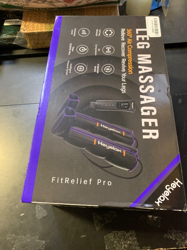 Photo 1 of Heyelax Leg Compression Massager for Circulation and Pain Relief FSA, Recovery Boots Sleeve for Fast Therapy, Full Leg Massager as Ideal Gifts for Women Men (Medium)