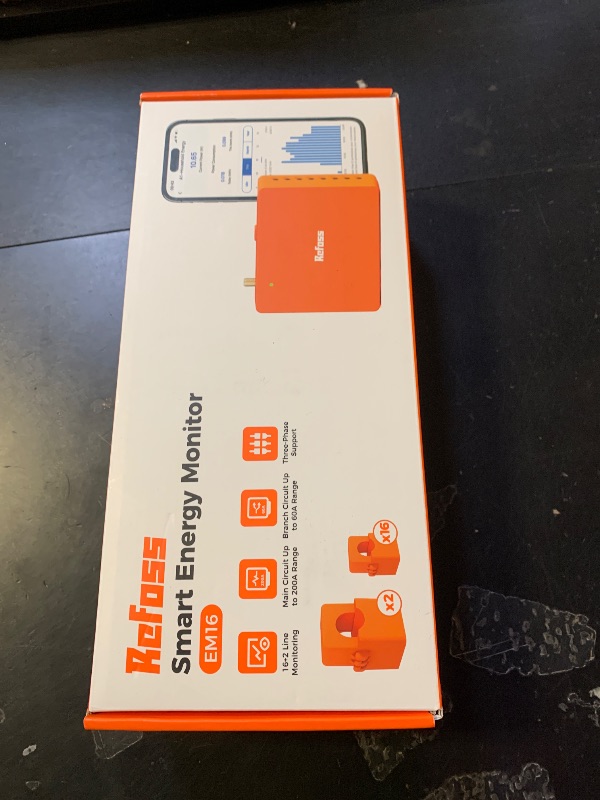 Photo 1 of Smart Home Energy Monitor Supports Home Assistant, Real-Time Accurate Energy Consumption Tracking, Electricity Usage Monitor with 16x60A Circuit Sensor, 36-Month History, Solar Metering, ETL Certified