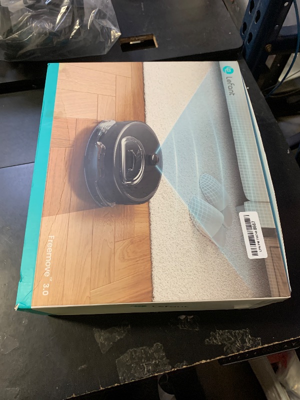Photo 1 of Lefant LiDAR Robot Vacuum and Mop, 450ml Visible Dustbin, Upgraded 190° PSD Obstacle Avoidance, Customized Cleaning, Multi-Floor Mapping, 150 Mins Runtime, 2.4G/5G WiFi, Pet Hair & Carpets, M330 Pro