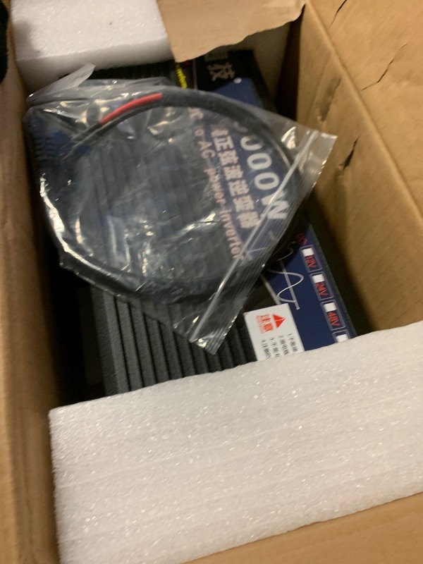 Photo 1 of 5000W Power Inverter 72V DC to 110V AC Converter with LED Display Dual AC Outlets Dual Fans Radiating for RV, Camp, Boat and Home Emergency Portable Pure Sine Wave Inverter (Smart Screen, 5000W 72V)