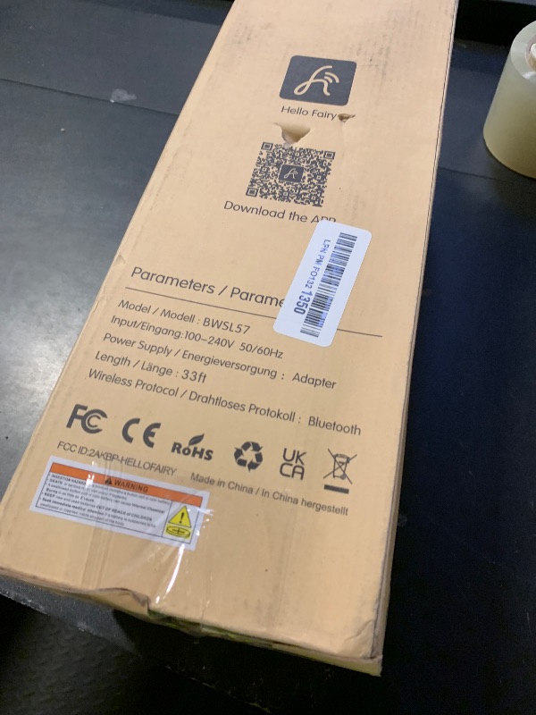 Photo 1 of Smart Icicle Lights Outdoor Waterproof, 33FT 20Tubes 100LEDs Christmas Lights, Remote & App Control with 16 Millions Colors and 105 Color Modes, for Holiday,Roof,Tree,Patio,Xmas Decor