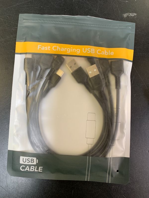Photo 1 of 1 Foot Short USB C Cord Fast Charge 5 Pack Durable USB A to USB Type C 3A Fast Charging Cable for Charging Station Compatible with Samsung Galaxy Note 20 A20 A51 S10 S20 Plus Ultra LG Stylo K51