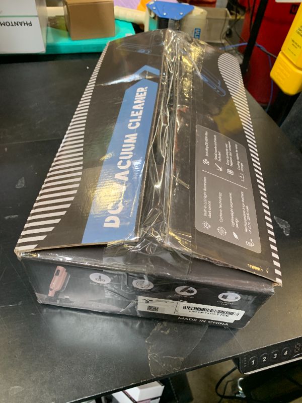 Photo 1 of AYONTIN Cordless Handheld Vacuum, Lightweight Portable Hand Vacuum Cleaner with LED Light,Rechargeable Hand Held Vacuum with One-Touch Empty, Powerful Suction for Office, Home,Car,Gray