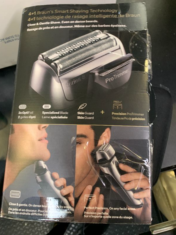 Photo 1 of Braun Series 8 8567cc Electric Razor for Men, 4+1 Shaving Elements & Precision Long Hair Trimmer, 5in1 SmartCare Center, Close & Gentle Even on Dense Beards, Wet & Dry Electric Razor, 60min Runtime