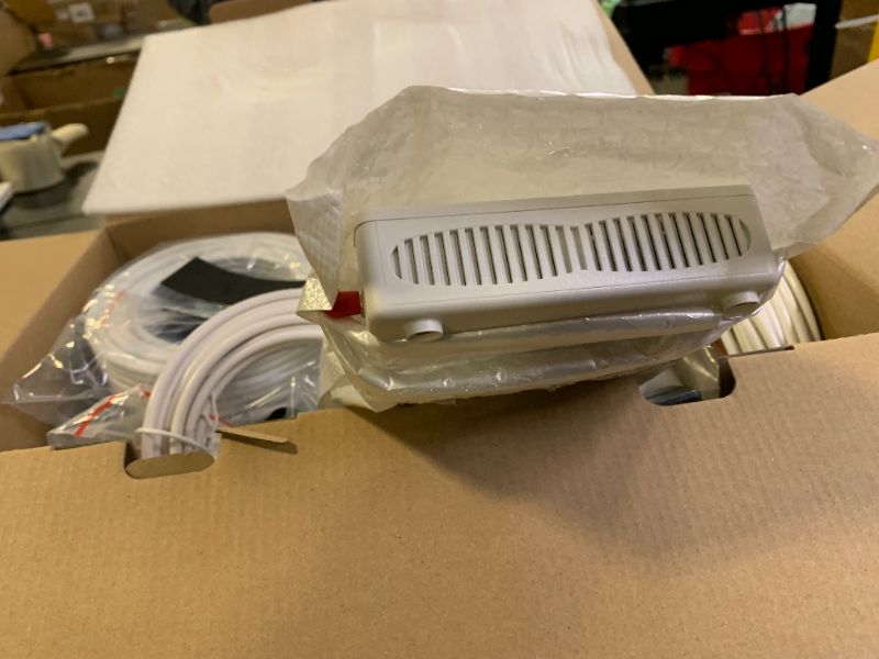 Photo 1 of Cell Phone Booster for Home, Up to 7000Sq. Ft,Cell Phone Signal Booster for Rural Area with 2 Indoor Panel Antennas,Boosts 5G 4G LTE for Home (Dark White)