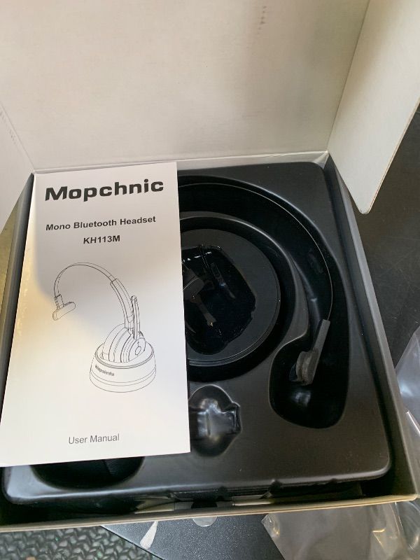 Photo 1 of Mopchnic Bluetooth Headset, Wireless Headphone