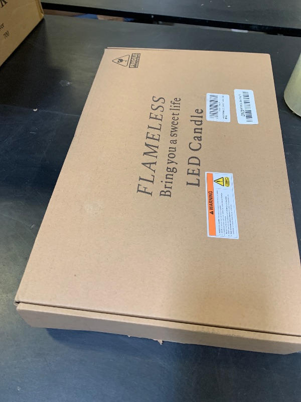 Photo 1 of kakoya Flameless LED Candles with Timer 9 Pc Flickering Flameless Candles for Romantic Ambiance and Home Decoration Stable Acrylic Shell,with Embedded Star String?Battery Operated Candles?Red?