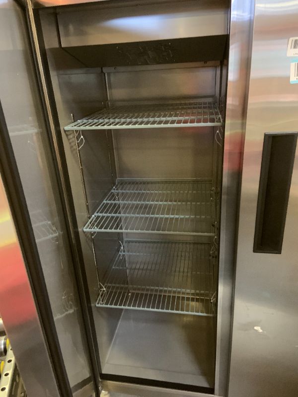 Photo 1 of Velieta Commercial Refrigerator Freezer Combo, 47" W Upright Freezer Dual Zone, 35 Cu.Ft Standup Freezer Stainless Steel, Reach-in Cooling for Kitchen, Restaurant