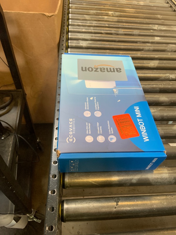 Photo 1 of ECOVACS WINBOT Mini Window Cleaning Robot - Compact Design, Dual Nozzles with Ultrasonic Spray, 9-Stage Protection System, Intelligent Path Planning, 3 Cleaning Modes, Anti-Slipping System