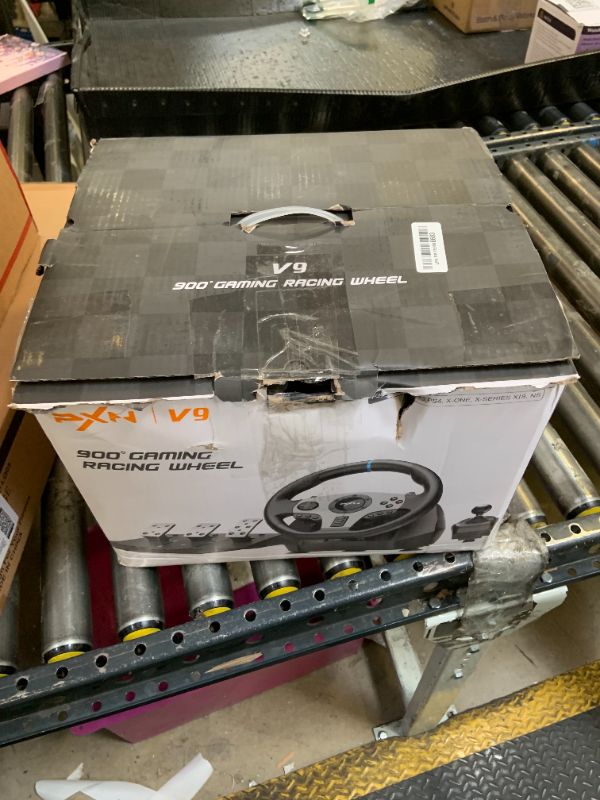 Photo 1 of PXN V9 Racing Wheel with Pedals and Shifter 270/900 Degree Gaming steering Wheel for PC,PS4,PS3,Xbox One, Xbox Series X/S,N-Switch (NOT Support Mac/PS5)