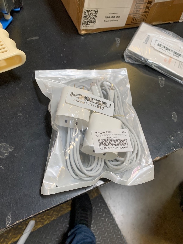Photo 1 of 10FT iPhone Fast Charger,[Apple MFi Certified] 2Pack PD Dual Apple Fast Charger USBC Charge Block 10Foot Lightning Cable Cord Quick Charging for iPhone 14/Pro/Pro Max/Plus/13/12/11/XS/XR/X/SE2022/iPad