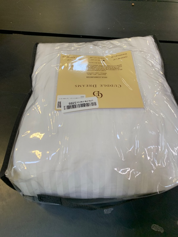 Photo 1 of CUDDLE DREAMS Silk Comforter for Spring/Summer/Fall, 100% Long-Strand Silk Filling, Natural & Breathable (Twin Size)