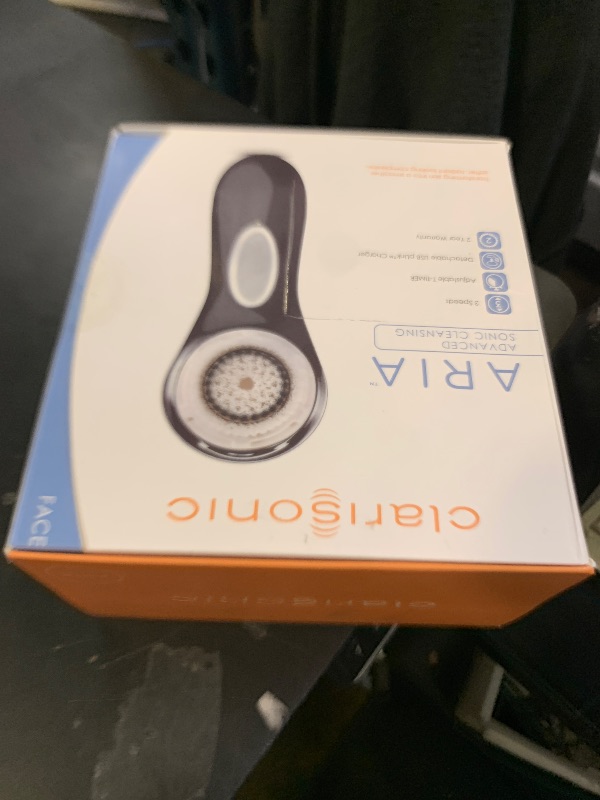Photo 1 of Clarisonic ARIA Sonic Facial Cleansing System, Electric Face Brush (Black)