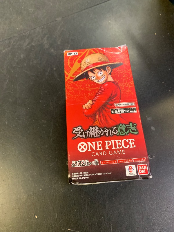 Photo 1 of Bandai One Piece Card Game Inherited Will (OP-13) Booster Box (Japanese) – 24 Packs