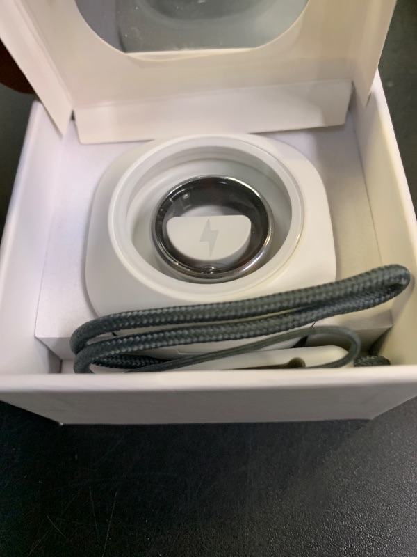 Photo 1 of **USED** Milavan Smart Health Ring for Women Men Fitness Tracker with Heart Rate, Blood Oxygen, Blood Pressure, Sleep Monitoring, Step Counting, White 8