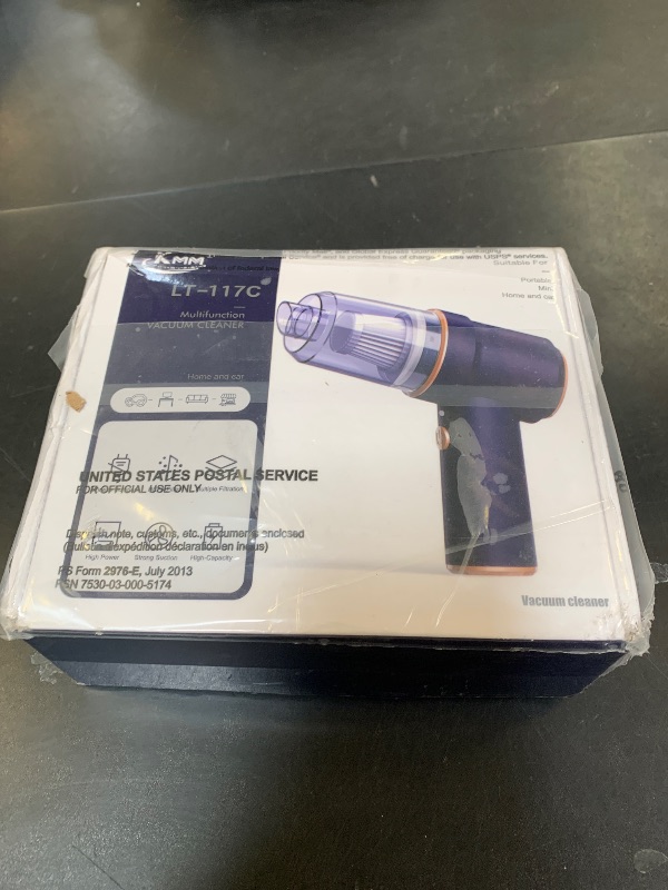 Photo 1 of KMM Handheld Car Vacuum Cleaner, 9000Pa Vacuum Cleaner and Air Duster, 120W High Power Hand Held Vacuum with LED Light and Multi-Nozzles for Car, Home, Office, Pet