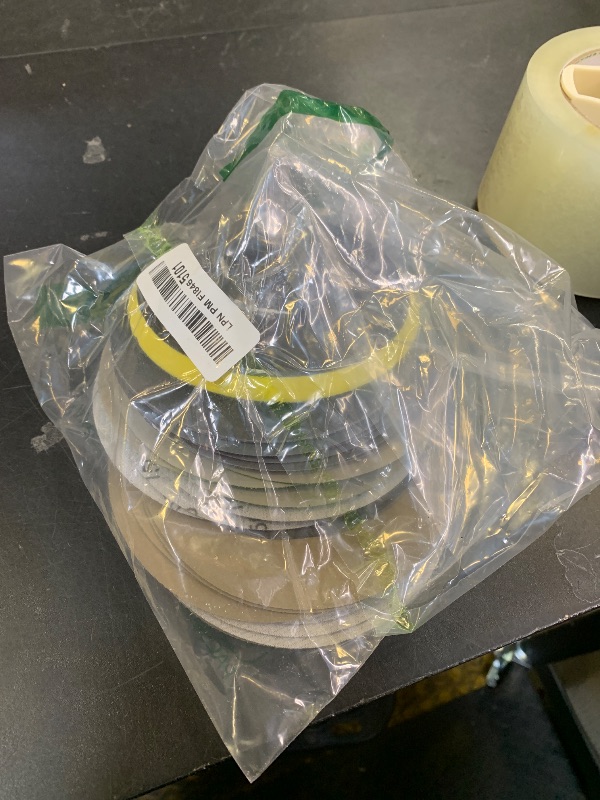 Photo 1 of 45PCS Water Grit Sandpaper 5 Inch with Hook and Loop Backing Pad 5/8-11 and Foam, Angle Grinder Attachments 400 to 10000 Grits, Wet Dry Sanding Discs Kit for Wood Metal