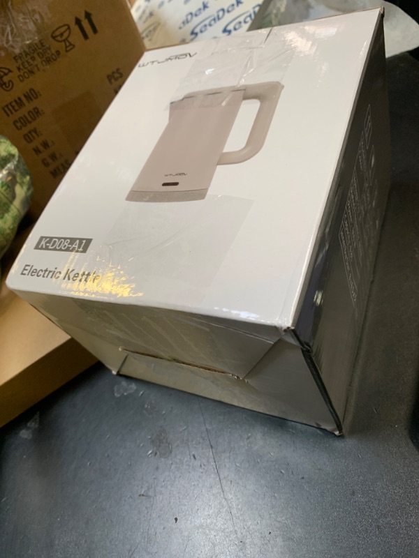 Photo 1 of 0.8L Electric Kettle Stainless Steel, 800 Watts Small Electric Kettle 27 Ounce Fast Boil Auto Shut-off, Portable Water Boiler for Small Kitchen, Business Trip and More